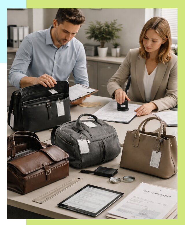 Сертификация сумок в Зеленокумске от 7637 руб. | Алешин-Злм