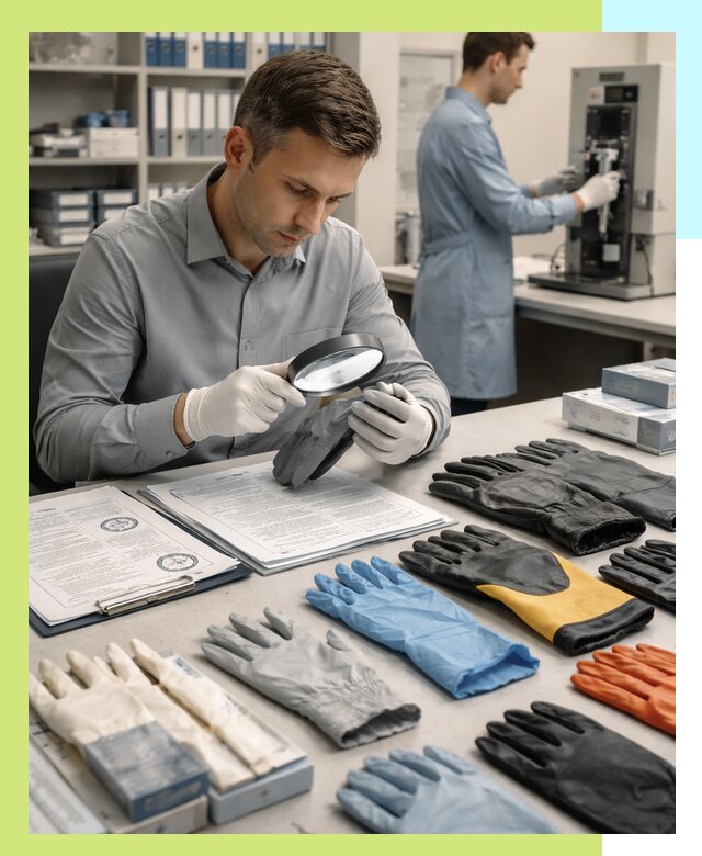 Сертификация перчаток и средств защиты продукции в Зеленокумске