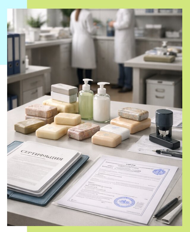 Сертификация мыла и сертификат на мыло в Зеленокумске от 12218 | Алешин-Злм