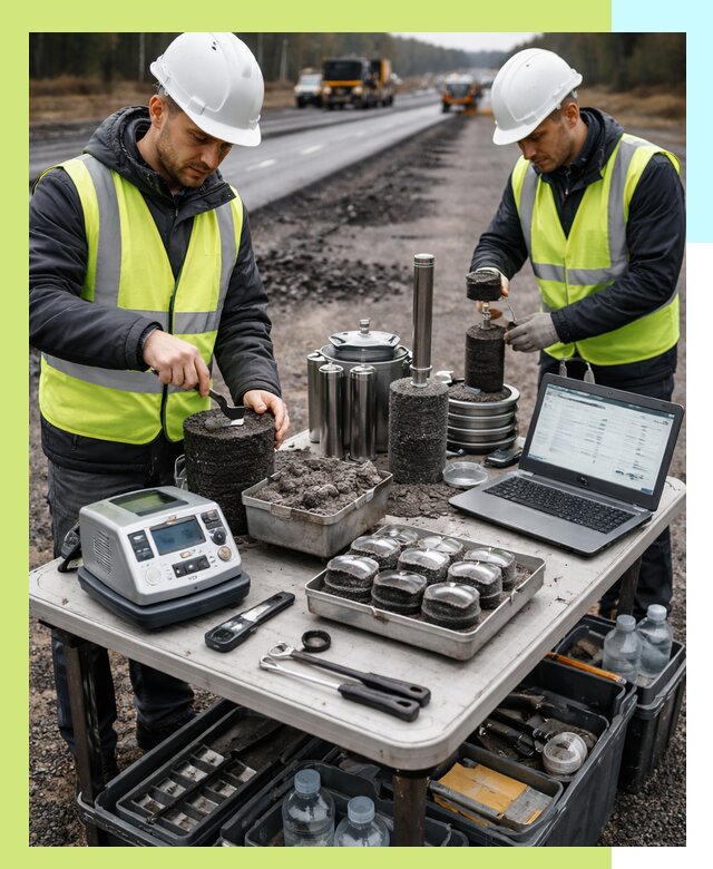 Сертификация асфальта: испытания и подтверждение в Зеленокумске