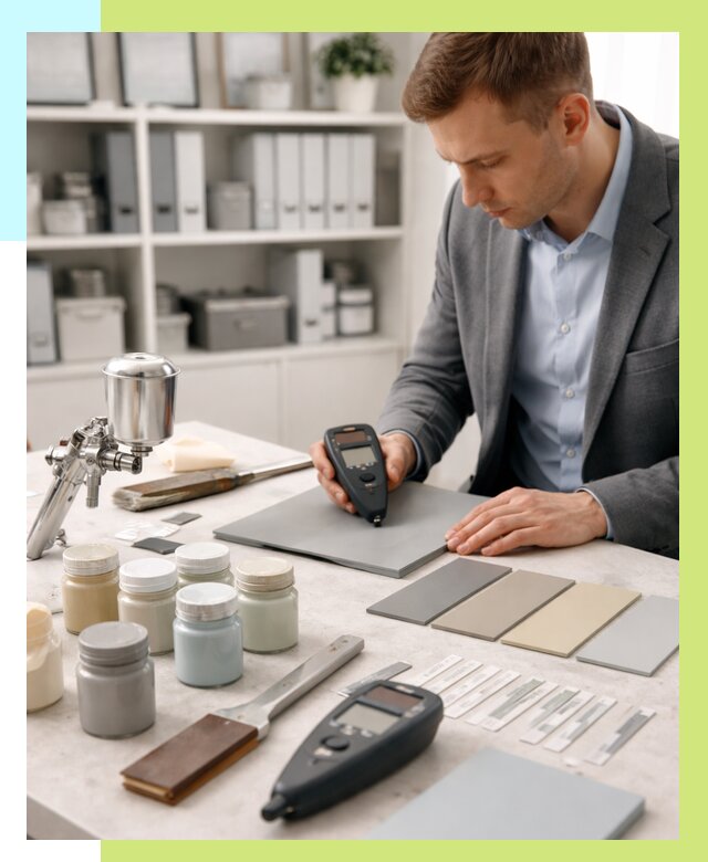 Сертификация краски в Зеленокумске от 25455 р. | Алешин-Злм центр