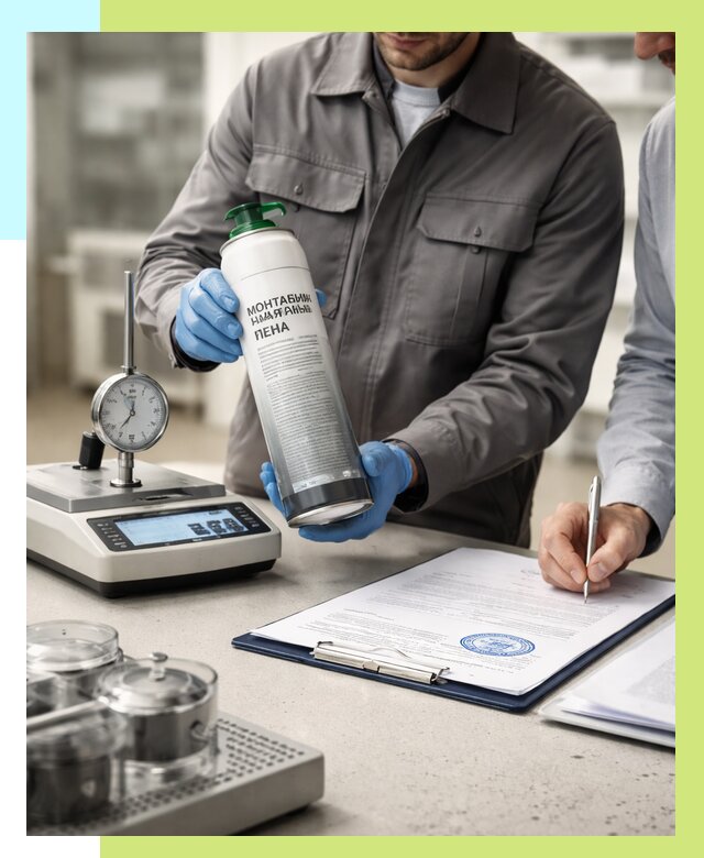 Сертификация монтажной пены в Зеленокумске от 15273 р. | Алешин-Злм