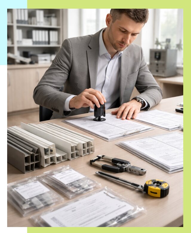 Сертификация ПВХ продукции в Зеленокумске от 8655 р., Алешин-Злм