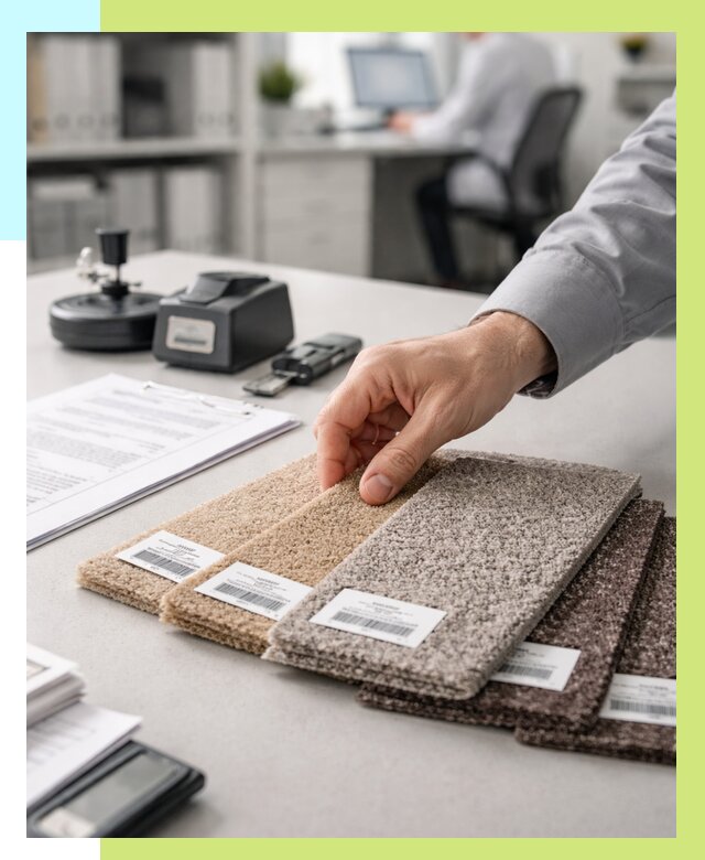 Сертификация ковролина в Зеленокумске от 15273 р., Алешин-Злм