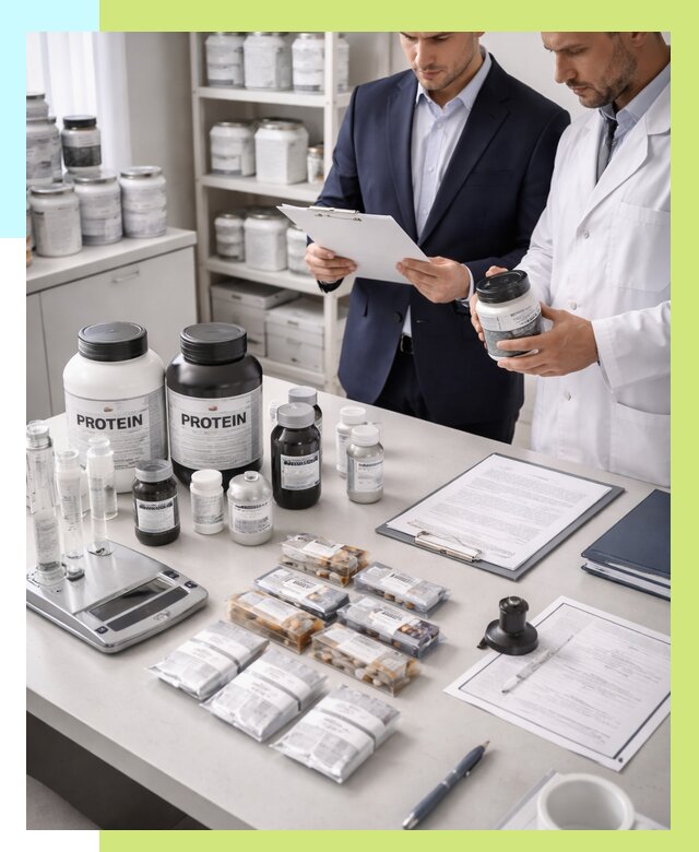 Сертификация спортивного питания в Зеленокумске от 15273 р., Алешин-Злм