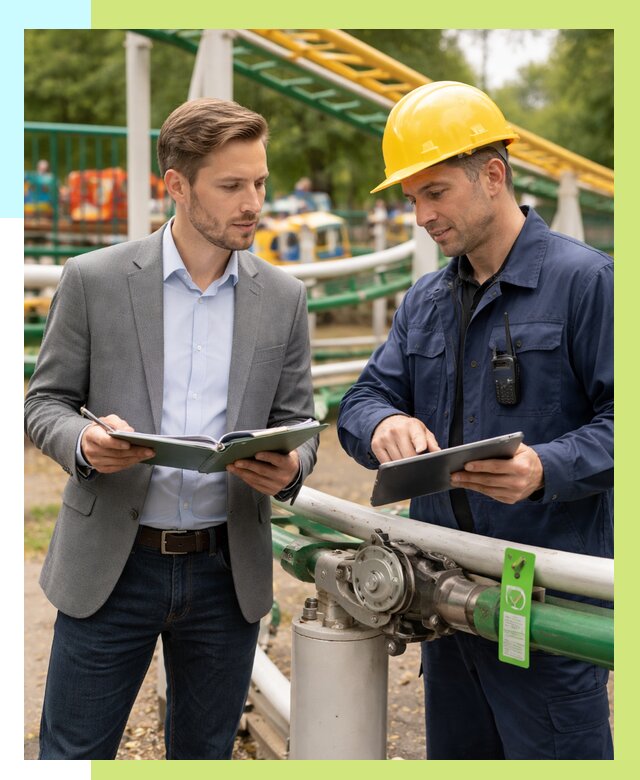 Сертификация аттракционов в Зеленокумске от 45819 р. | Алешин-Злм