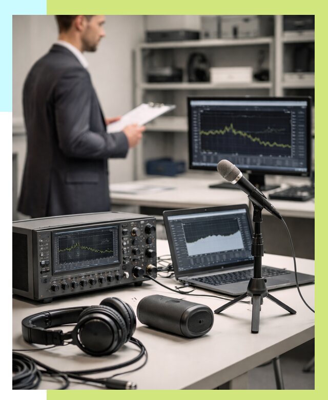 Сертификация аудиотехники в Зеленокумске от 15273 р., Алешин-Злм