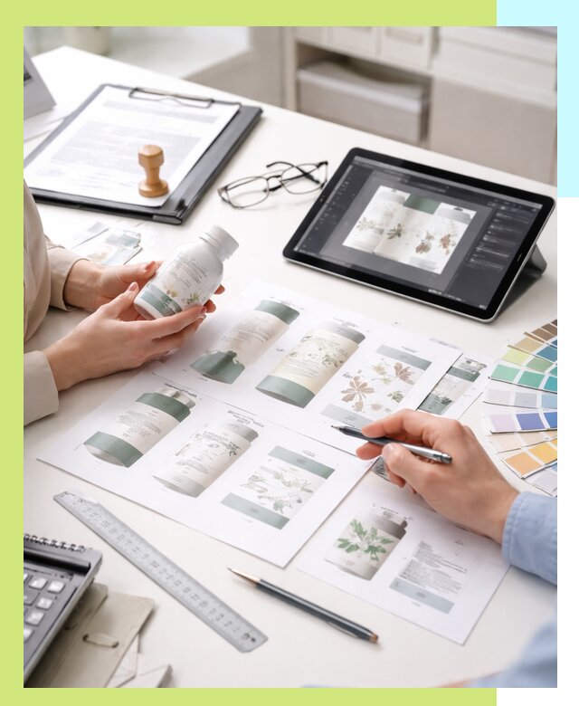 Профессиональная разработка дизайна и текста этикетки продукции в Зеленокумске