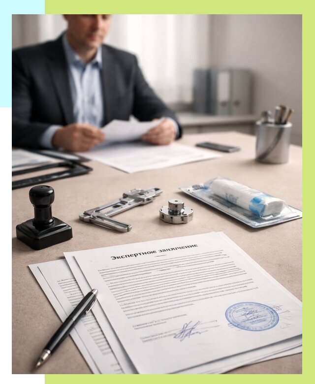 Экспертное заключение на продукцию в Зеленокумске от 8655 р. | Алешин-Злм