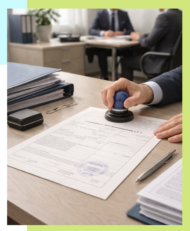 Сертификат происхождения СТ 1 в Зеленокумске от 4582 р. | Алешин-Злм