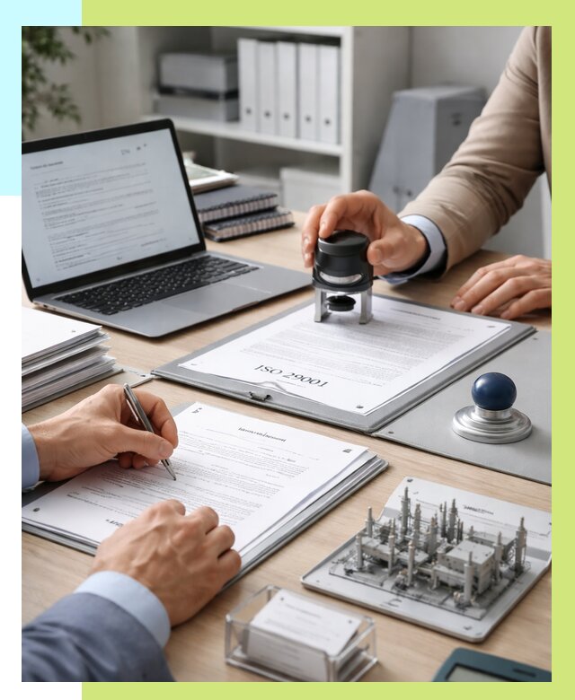 Сертификат ISO 29001 в Зеленокумске под ключ от 76365 р. | Алешин-Злм