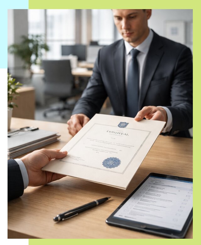 Сертификат ISO 30301 в Зеленокумске от 35637 р. | Алешин-Злм - под ключ