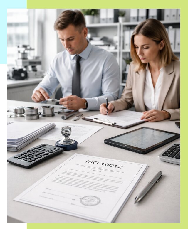 Сертификат ISO 10012 в Зеленокумске от 25455 р. — Алешин-Злм