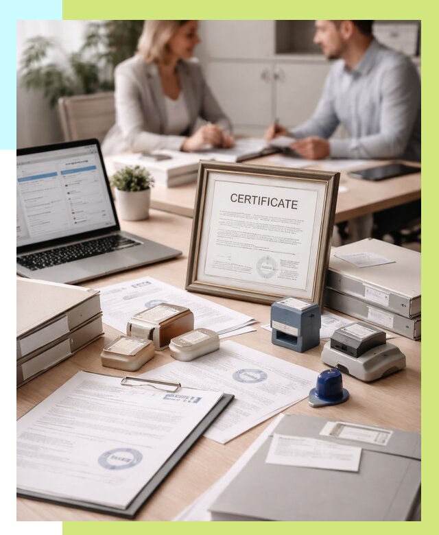 Сертификация компании в Зеленокумске от 45819 р. | Алешин-Злм — заказ